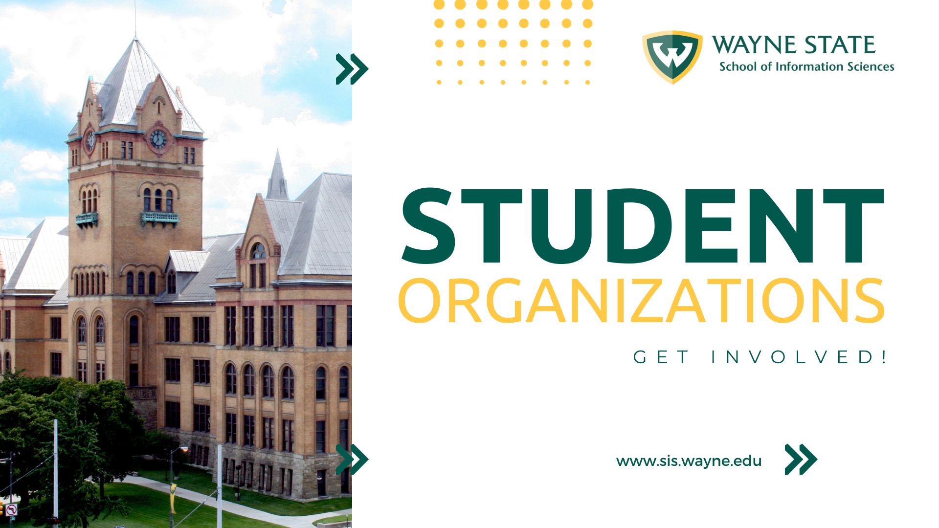 Student organization presentation home page